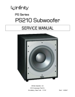 Infinity PS-210 - Service Manual 